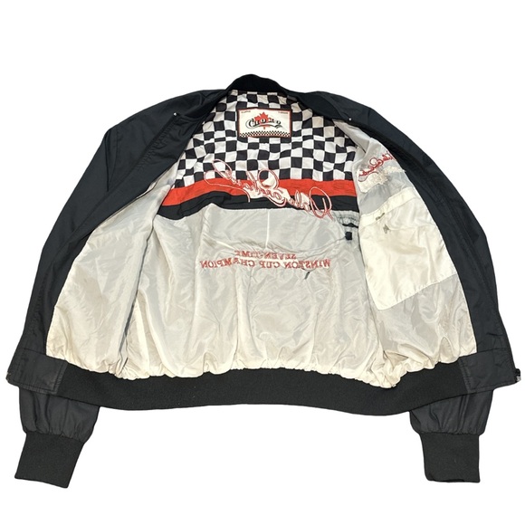 CHOKO DALE EARNHARDT 1994 winston cup black embroidered bomber jacket, size XL. - Picture 3 of 7